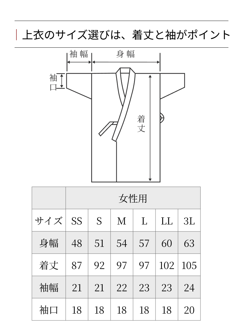 弓道 女性用 【2枚セット】弓道衣 上衣 上着 綿ポリ 【50102-2-2w 