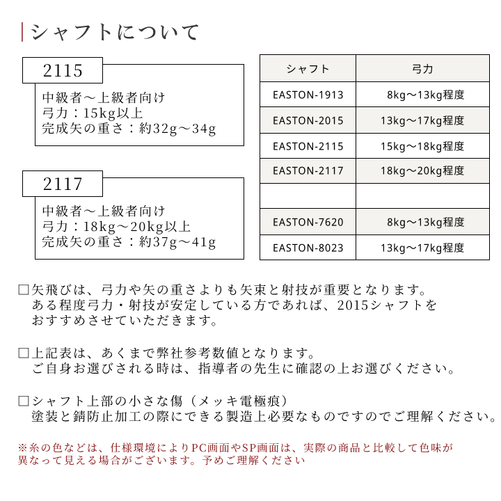 弓道 矢 ジュラ矢 黒羽根 尾羽 2115｜6本組｜翠山弓具店 suizan kyugu