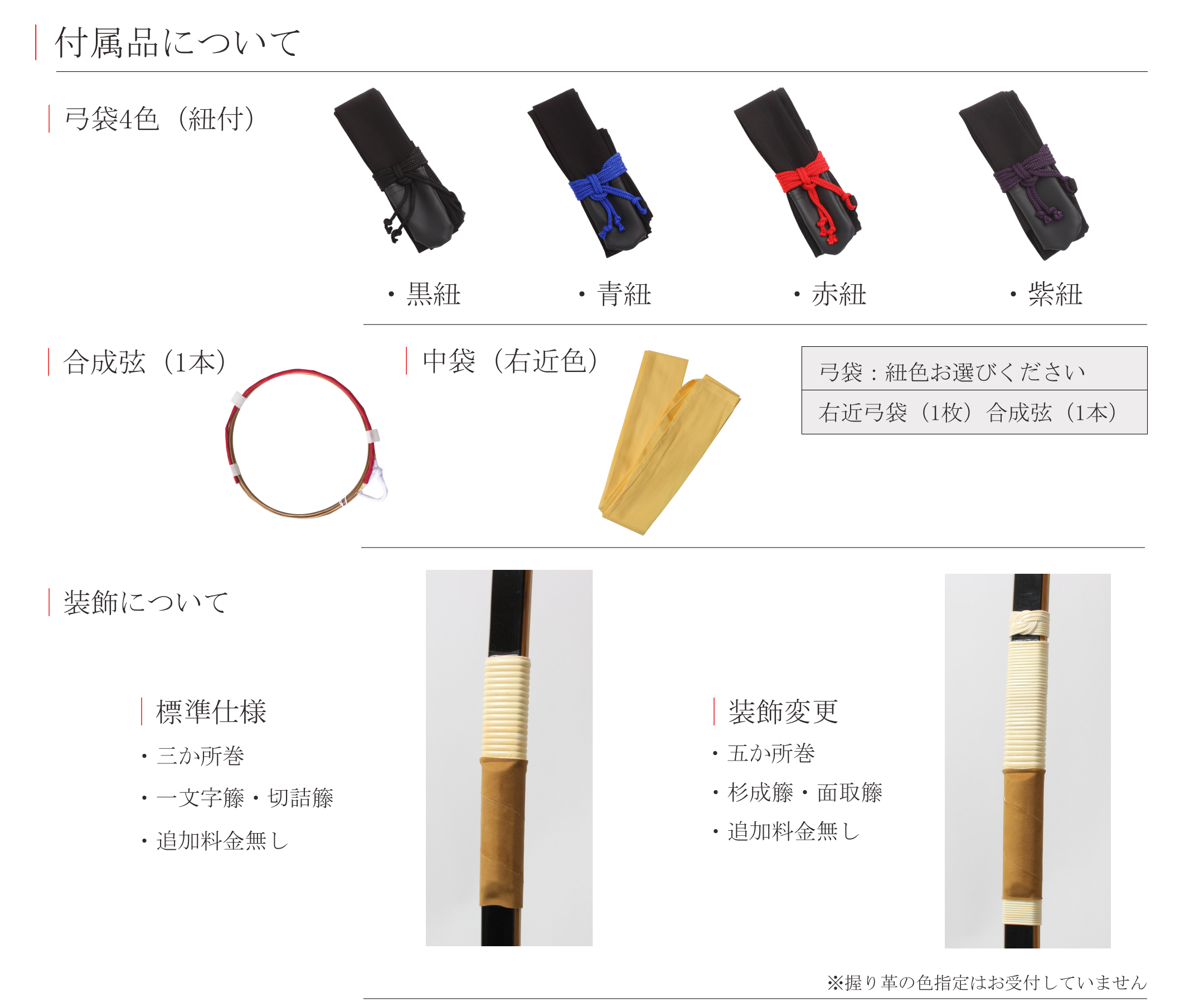 付属品・装飾